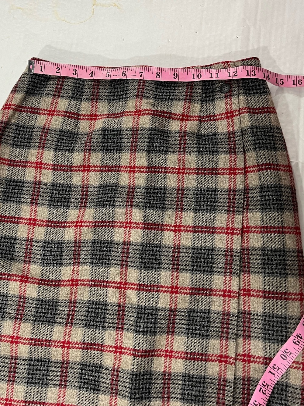 VINTAGE TALBOTS WRAP SKIRT - Picture 4 of 15